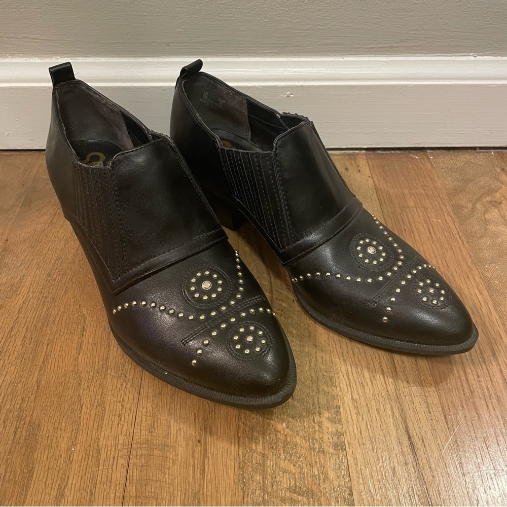 Circus by Sam Edelman Women's Studded Black Ankle Booties